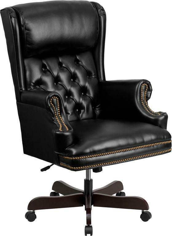 Best ideas about Tufted Office Chair
. Save or Pin LOT OF 10 HIGH BACK TRADITIONAL TUFTED BLACK LEATHER Now.