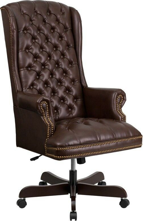 Best ideas about Tufted Office Chair
. Save or Pin High Back Traditional Tufted Brown Leather Executive Now.