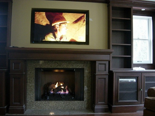 Best ideas about Tv Above Fireplace
. Save or Pin TV Fireplace LCD LED Plasma Should I Now.