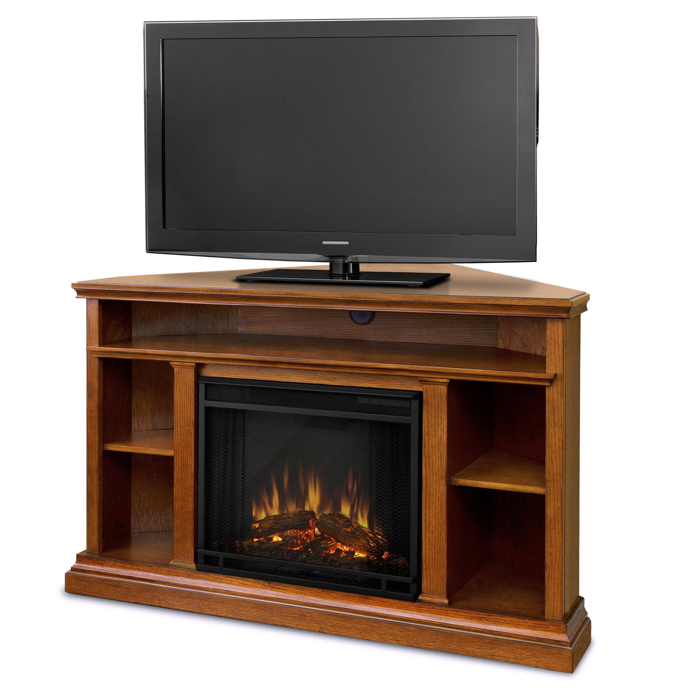 Best ideas about Tv Stand Electric Fireplace
. Save or Pin Real Flame Churchill TV Stand with Electric Fireplace Now.