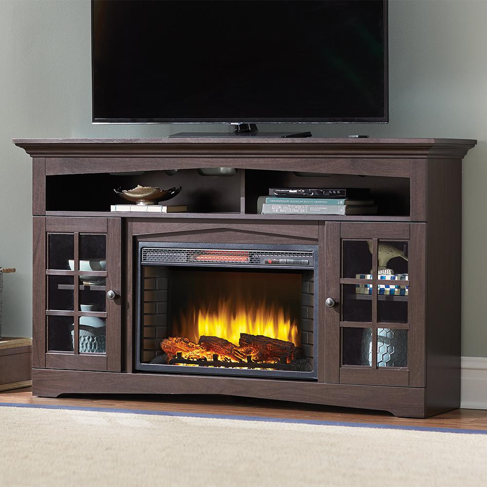 Best ideas about Tv Stand With Built In Fireplace
. Save or Pin Home Decorators Collection Avondale Grove 59 in TV Stand Now.