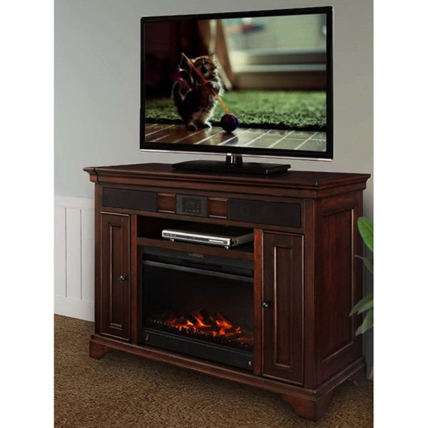 Best ideas about Tv Stand With Built In Fireplace
. Save or Pin Shop Mulberry Audio TV Fireplace Stand with built in Now.