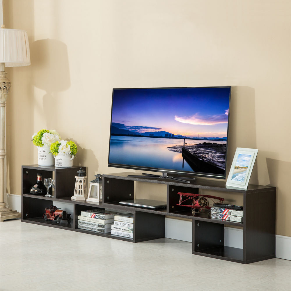 Best ideas about Tv Stand With Dvd Storage
. Save or Pin Dual Unit TV Stand Console Media Storage Cabinet Home Now.