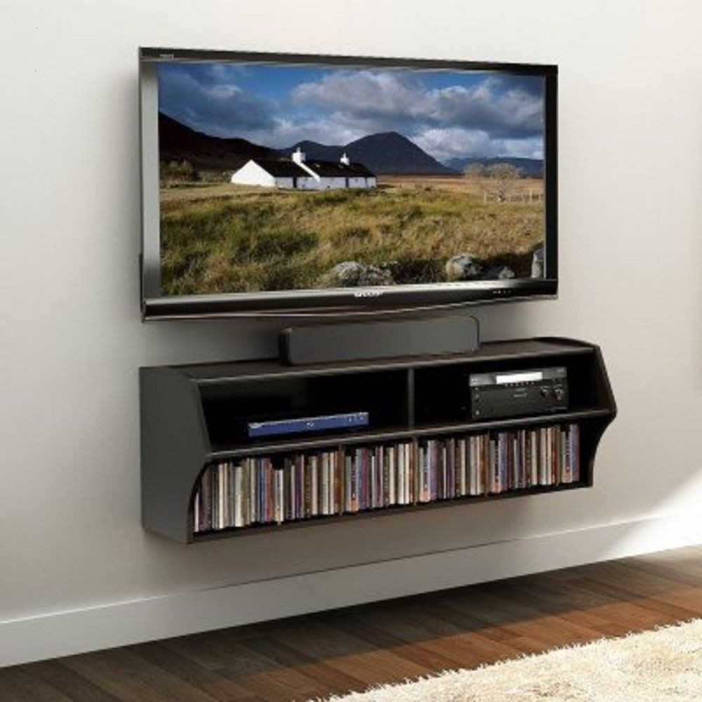 Best ideas about Tv Stand With Dvd Storage
. Save or Pin Entertainment Center TV Stand Wall Mount Shelf CD DVD Now.