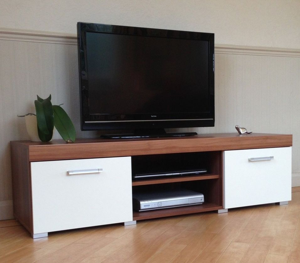 Best ideas about Tv Stand With Dvd Storage
. Save or Pin TV Stand Storage DVD CD Cupboard Cabinet Door Sideboard Now.