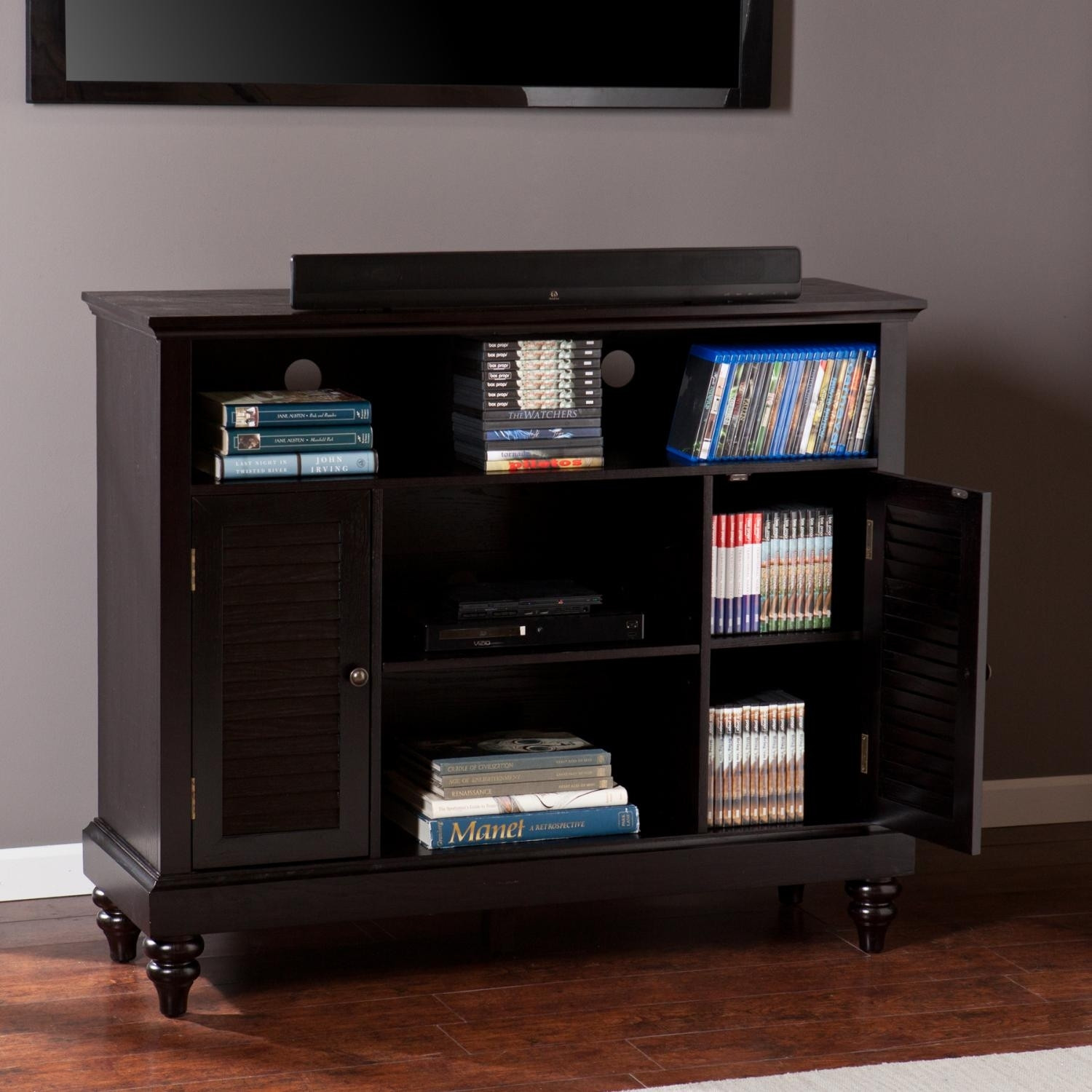 Best ideas about Tv Stand With Dvd Storage
. Save or Pin Creative Ideas Media Storage Cabinet — The Home Redesign Now.