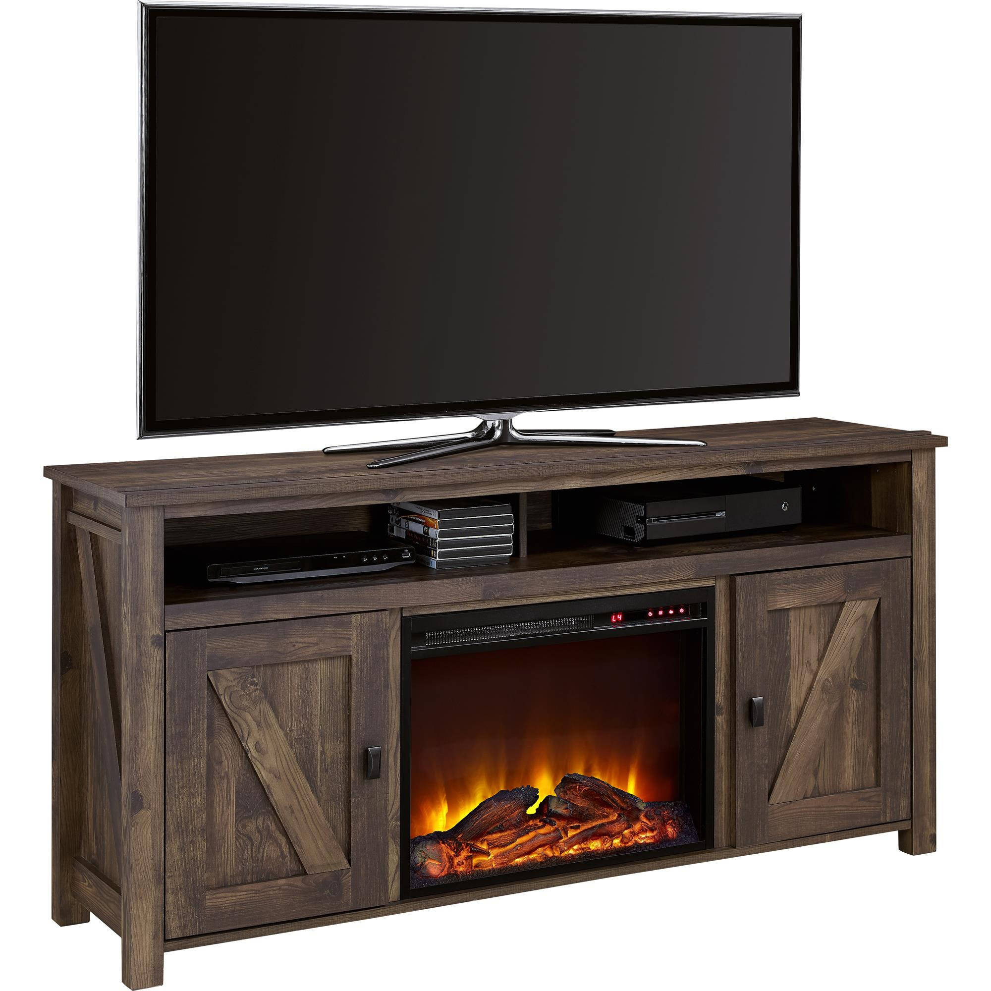 Best ideas about Tv Stand With Fireplace
. Save or Pin Electric Fireplace TV Stands Walmart Now.