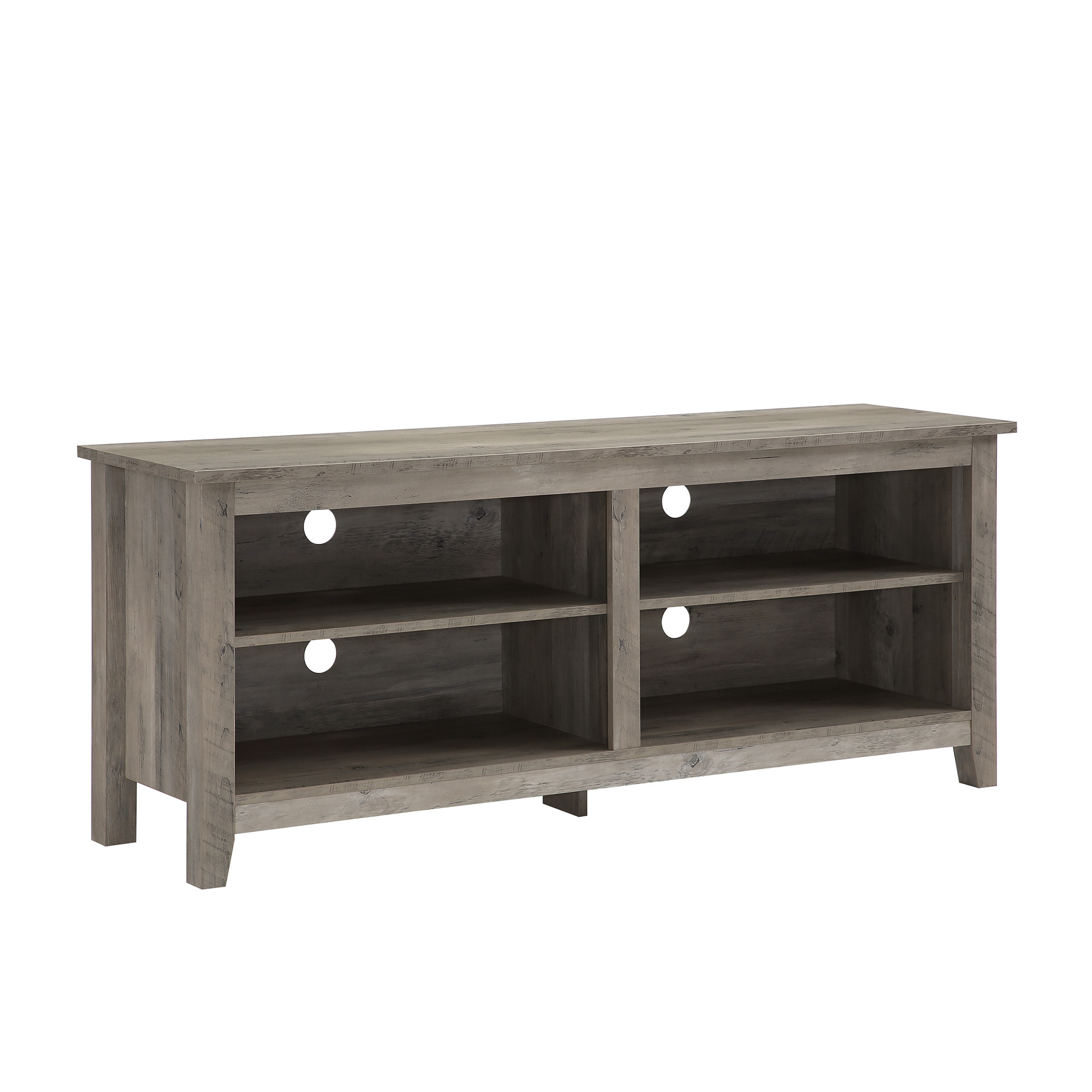 Best ideas about Tv Stand With Storage
. Save or Pin TV Stand 60" Table Wood Rustic Storage Console Living Room Now.