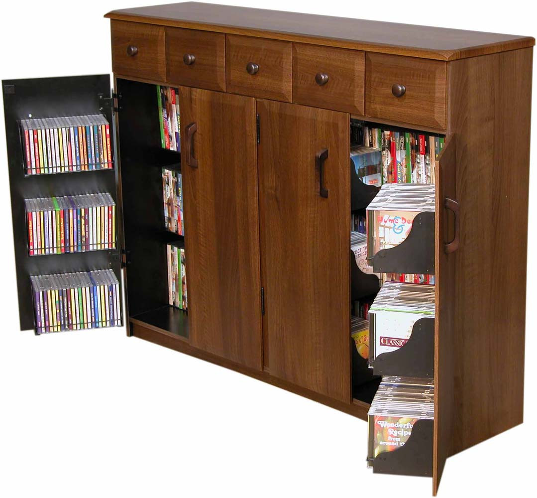 Best ideas about Tv Stand With Storage
. Save or Pin CD DVD Storage Cabinet Rack TV Stand w Drawers NEW Now.