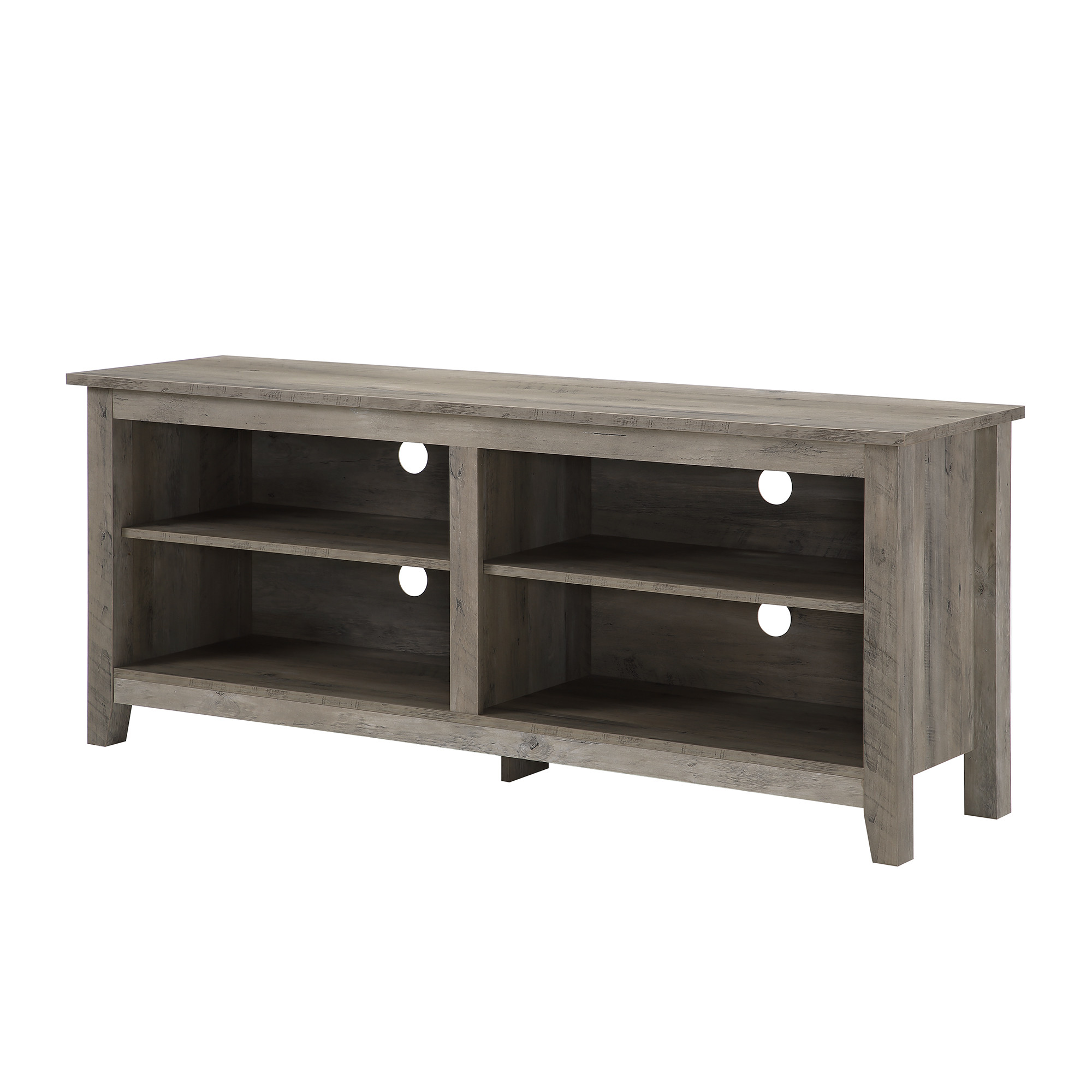 Best ideas about Tv Stand With Storage
. Save or Pin TV Stand 60" Table Wood Rustic Storage Console Living Room Now.