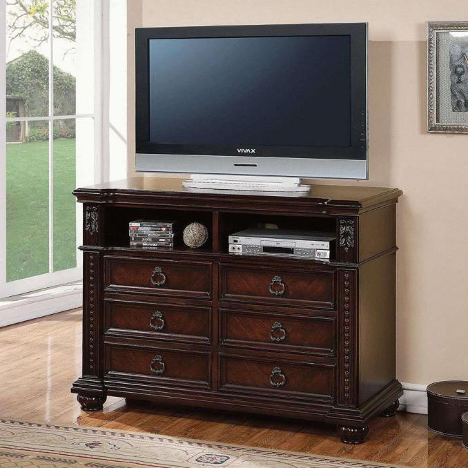 Best ideas about Tv Stands For Bedroom
. Save or Pin Buy Daruka TV Console with 6 Drawers and ponent Storage Now.