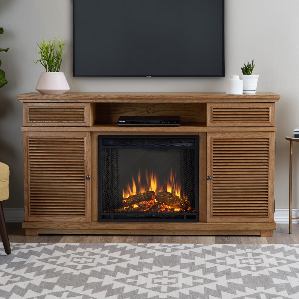 Best ideas about Tv Stands With Fireplace
. Save or Pin Home Decorators Collection Avondale Grove 59 in TV Stand Now.