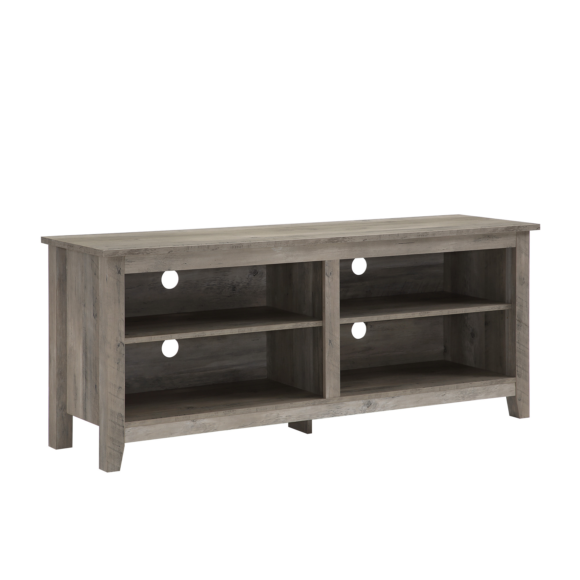 Best ideas about Tv Stands With Storage
. Save or Pin TV Stand 60" Table Wood Rustic Storage Console Living Room Now.