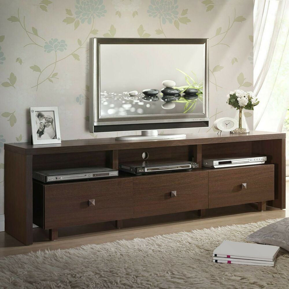 Best ideas about Tv Stands With Storage
. Save or Pin 70 Modern Entertainment Center TV Stand with 3 Storage Now.