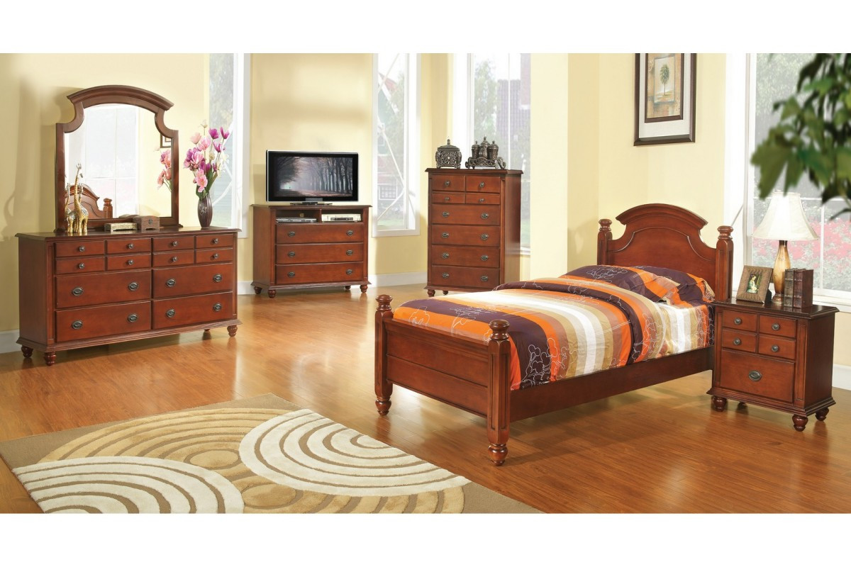 Best ideas about Twin Bedroom Sets
. Save or Pin Bedroom Sets Freemont Cherry Twin Size Bedroom Set Now.