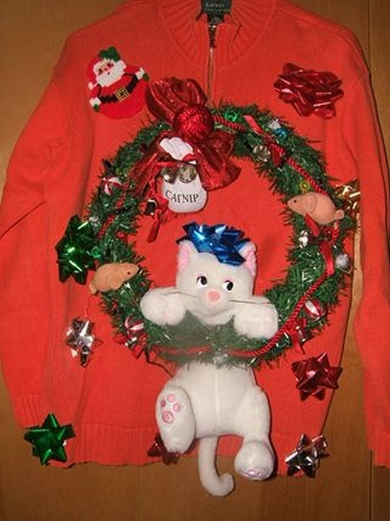 Best ideas about Ugly Christmas Sweater DIY Ideas
. Save or Pin 26 Easy DIY Ugly Christmas Sweater Ideas Snappy Now.