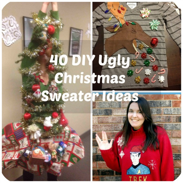 Best ideas about Ugly Christmas Sweaters DIY Ideas
. Save or Pin 53 DIY Ugly Christmas Sweater Ideas Now.