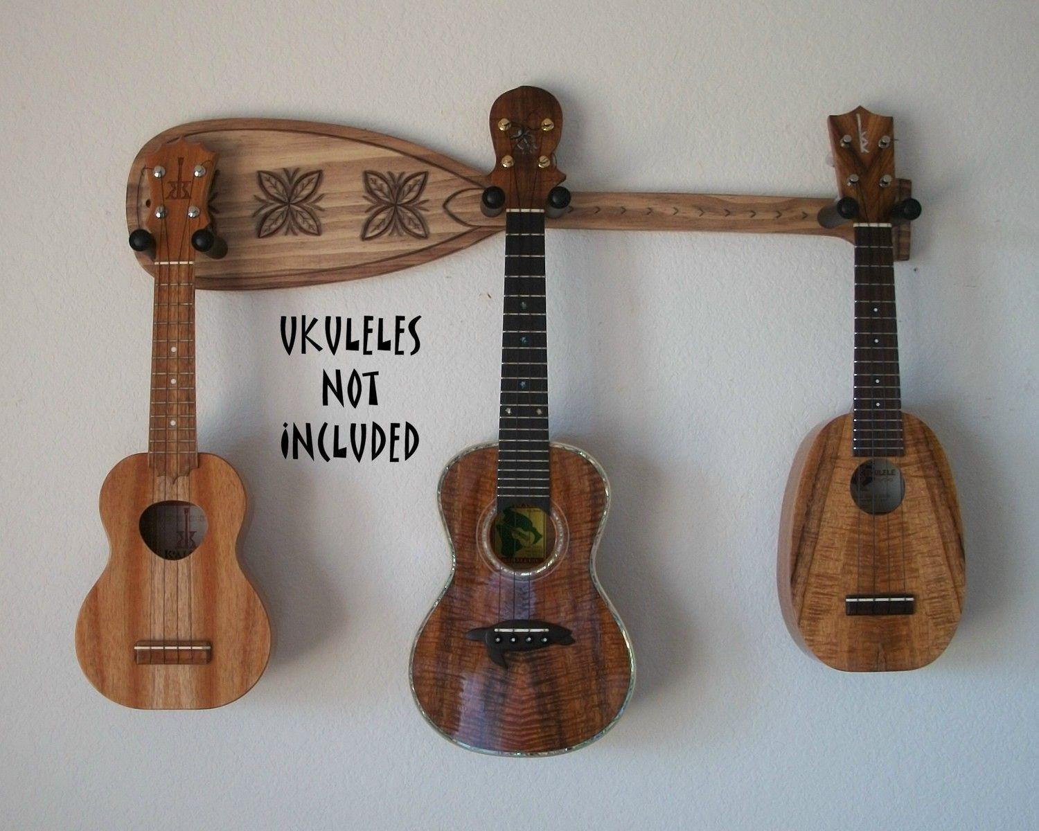 Best ideas about Ukulele Wall Mount DIY
. Save or Pin Ukulele wall mount hanger hand carved boat paddle shaped Now.