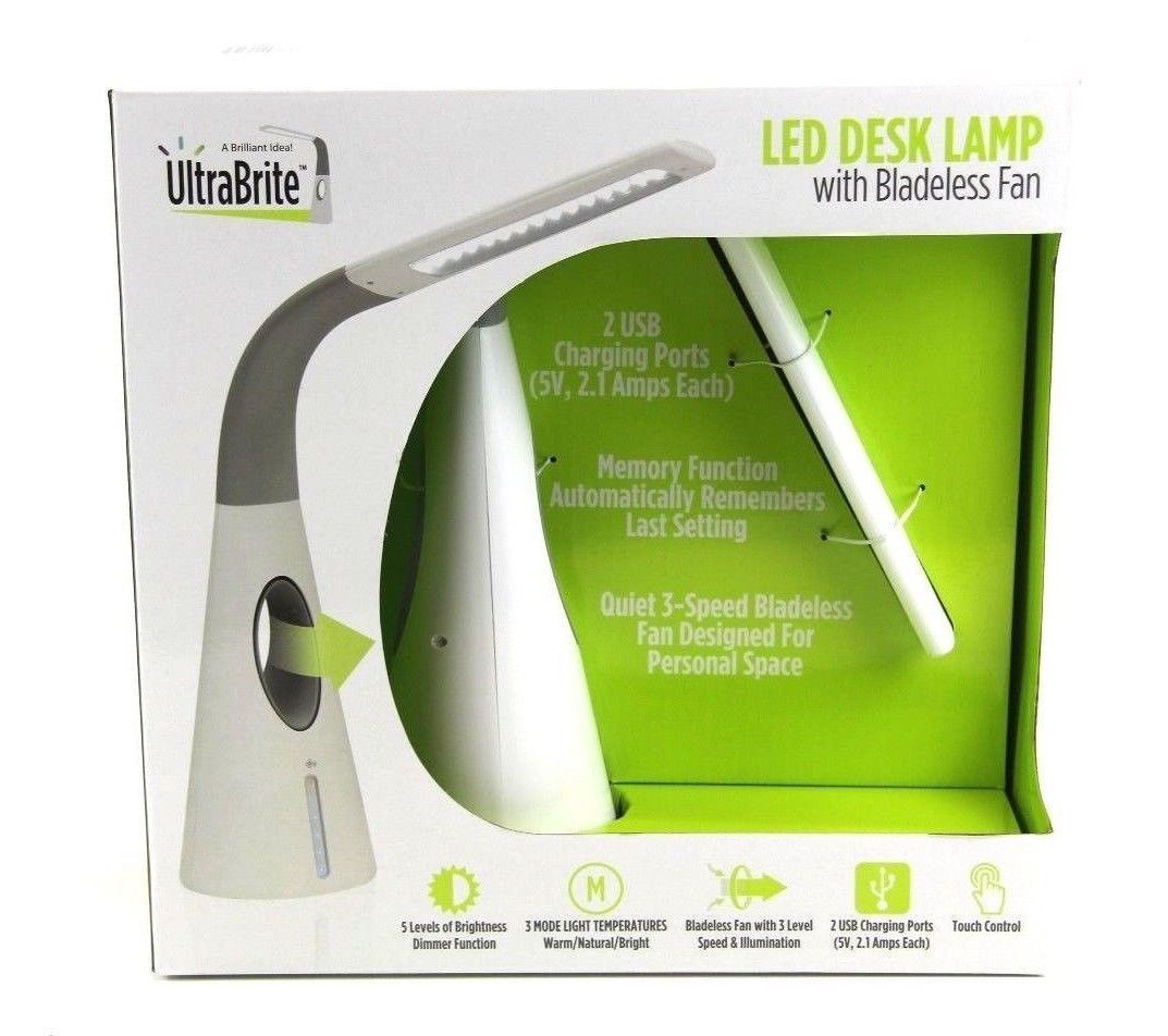 Best ideas about Ultrabrite Led Desk Lamp With Bladeless Fan
. Save or Pin Boxed Ultrabrite Led Desk Lamp With Bladeless Fan Modern Now.