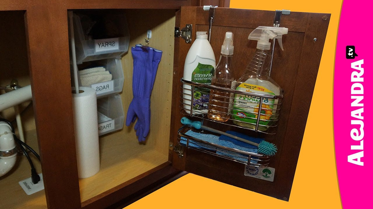 Best ideas about Under Cabinet Organization
. Save or Pin How to Organize Under the Kitchen Sink Cabinet Now.