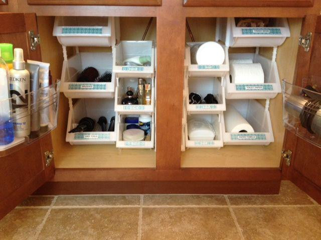 Best ideas about Under Cabinet Organization
. Save or Pin How To Maximize Space In Your Bathroom Cabinet Now.