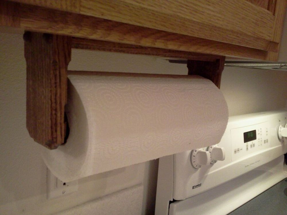 Best ideas about Under Cabinet Paper Towel Holder
. Save or Pin SOLID OAK PAPER TOWEL HOLDER WALL OR UNDER CABINET Now.