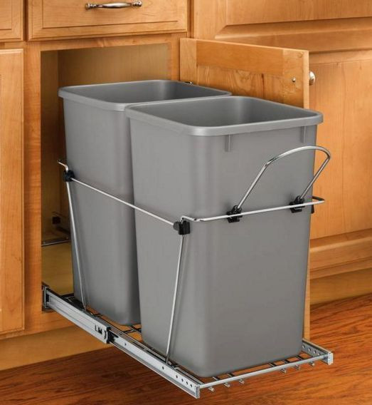 Best ideas about Under Cabinet Trash Can
. Save or Pin NEW 27 qt Under Cabinet Pull Out Trash Can 2 Bin Waste Now.