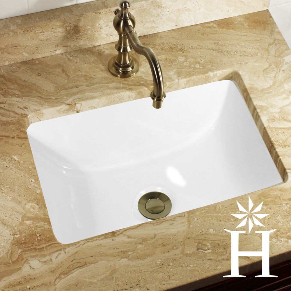 Best ideas about Undermount Bathroom Sinks
. Save or Pin Highpoint Collection Petite 16x11 Rectangle Ceramic Now.
