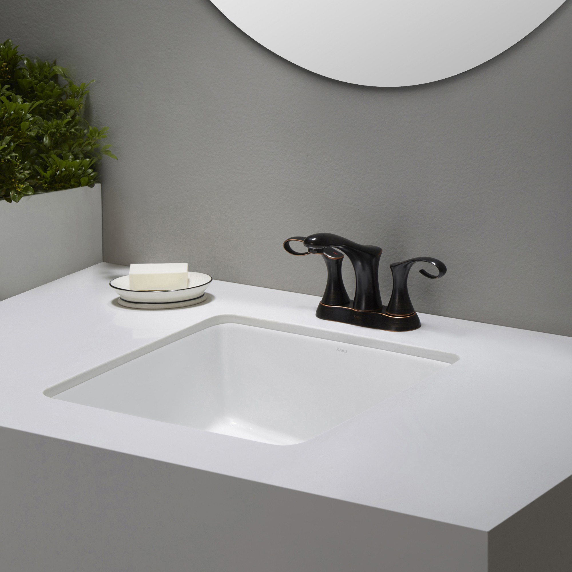 Best ideas about Undermount Bathroom Sinks
. Save or Pin Elavo™ Ceramic Square Undermount Bathroom Sink with Now.