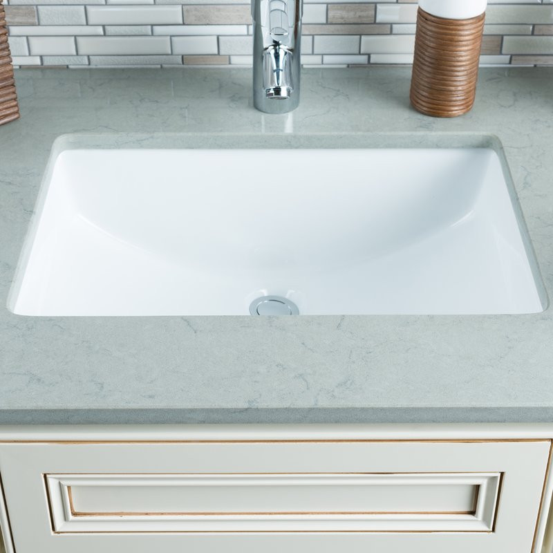 Best ideas about Undermount Bathroom Sinks
. Save or Pin Hahn Ceramic Rectangular Undermount Bathroom Sink with Now.