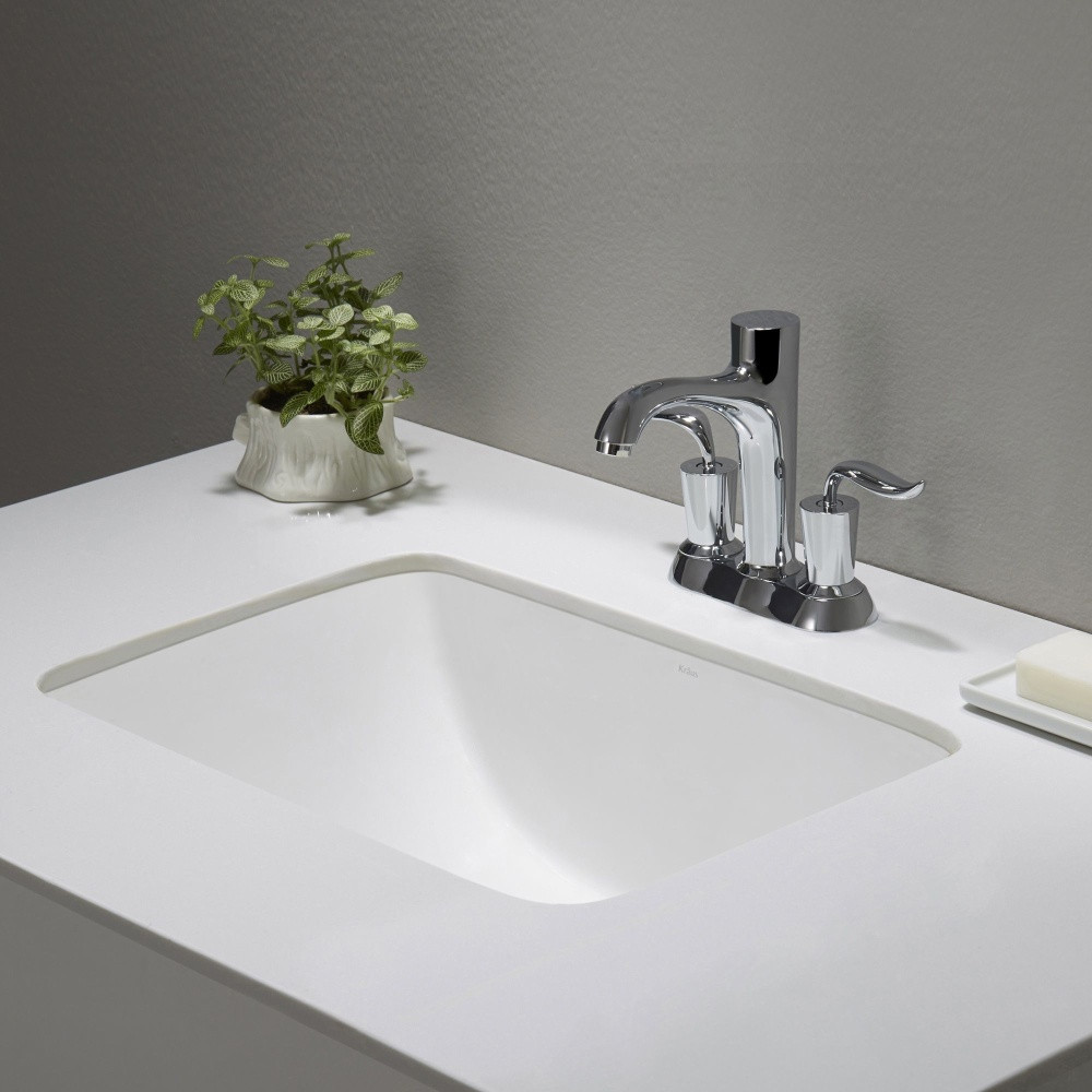 Best ideas about Undermount Bathroom Sinks
. Save or Pin Kraus KCU 241 Elavo White Undermount Single Bowl Bathroom Now.