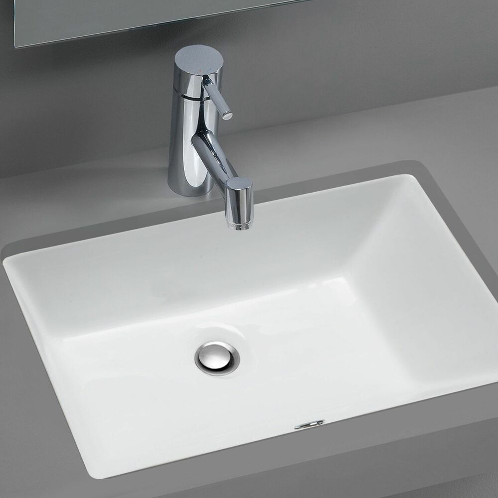 Best ideas about Undermount Bathroom Sinks
. Save or Pin Stahl Ceramic Medium Undermount Rectangular Bowl Bath Sink Now.
