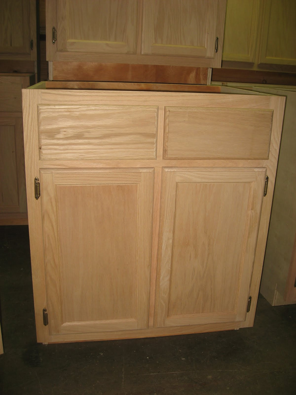 Best ideas about Unfinished Kitchen Cabinets
. Save or Pin Blue Ridge Surplus Oak Unfinished Cabinets Now.