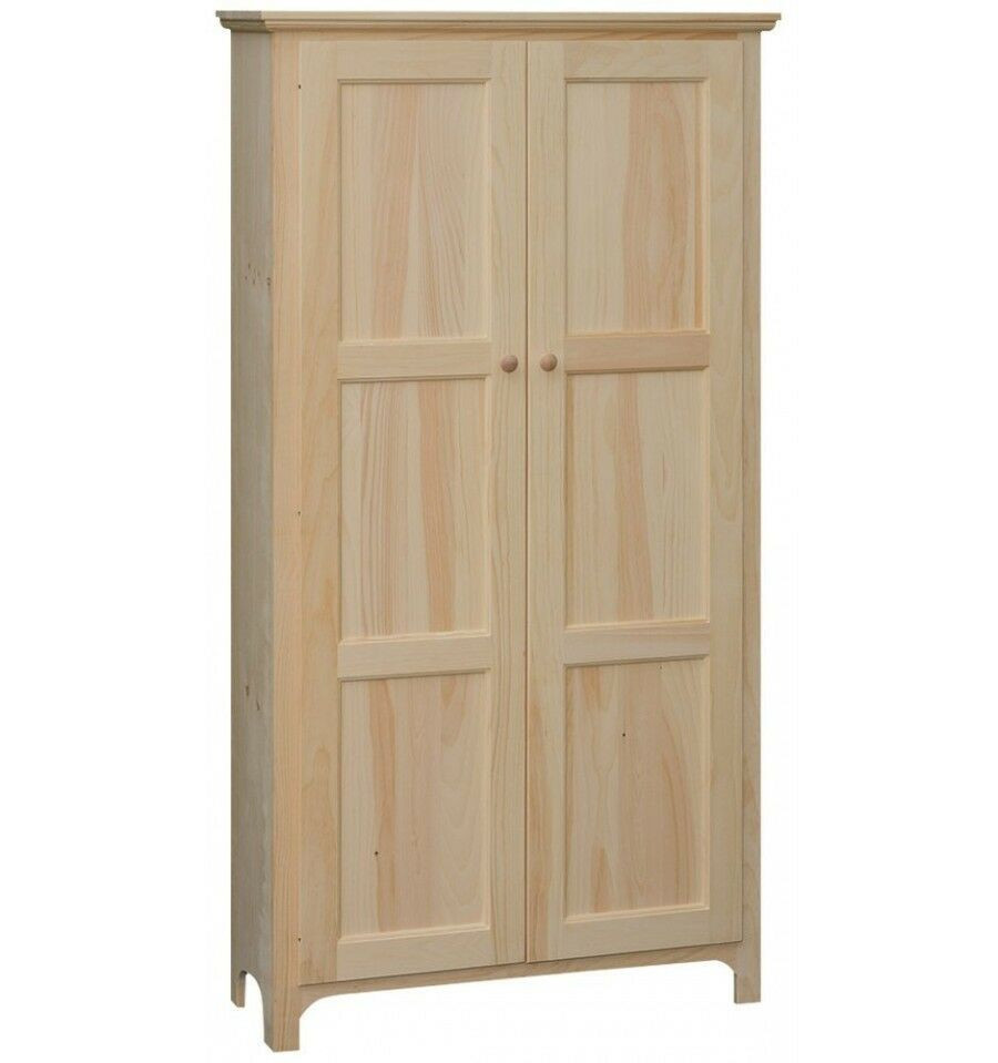 Best ideas about Unfinished Pantry Cabinet
. Save or Pin AMISH Unfinished Pine 72" Rustic 2 Door Pantry Cabinet Now.