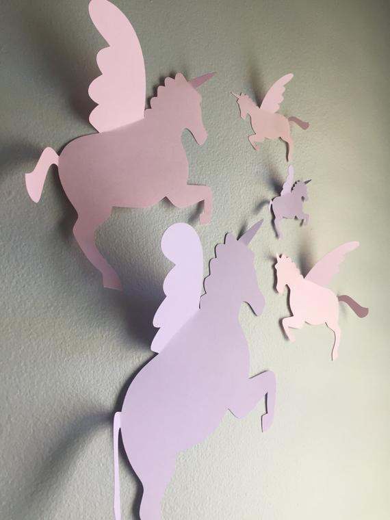 Best ideas about Unicorn Wall Art
. Save or Pin 5 Paper Unicorn Wall Art 3d Unicorn Wall Decal Unicorns Now.