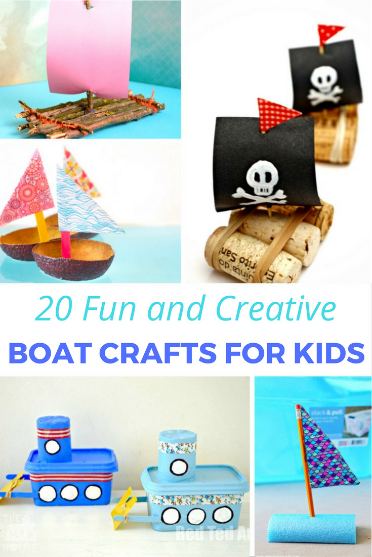 Best ideas about Unique Crafts For Kids
. Save or Pin 20 Fun & Creative Boat Crafts for Kids Mum In The Madhouse Now.