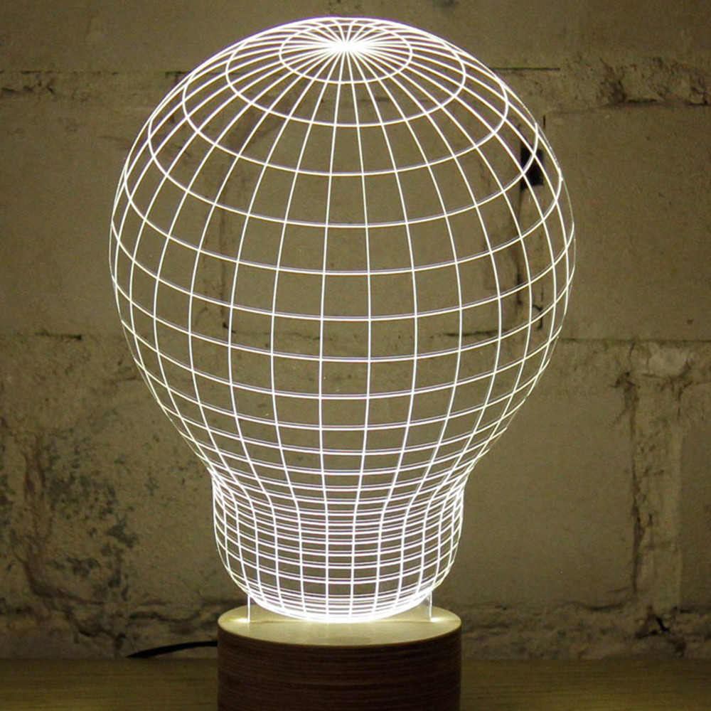 Best ideas about Unique Desk Lamp
. Save or Pin Novelty Unique 3D Illusion Bulb Lamp Night Light USB Table Now.