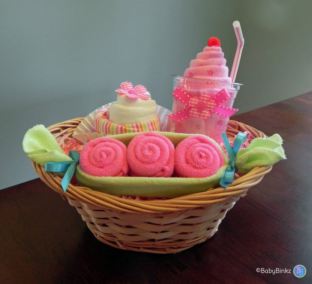 Best ideas about Unique DIY Baby Shower Gifts
. Save or Pin BabyBinkz Gift Basket Unique Baby Shower Gift or Centerpiece Now.