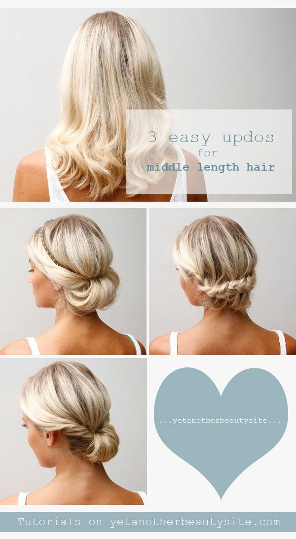 Best ideas about Updo DIY For Medium Length Hair
. Save or Pin Best 25 Shoulder length hair updos ideas on Pinterest Now.