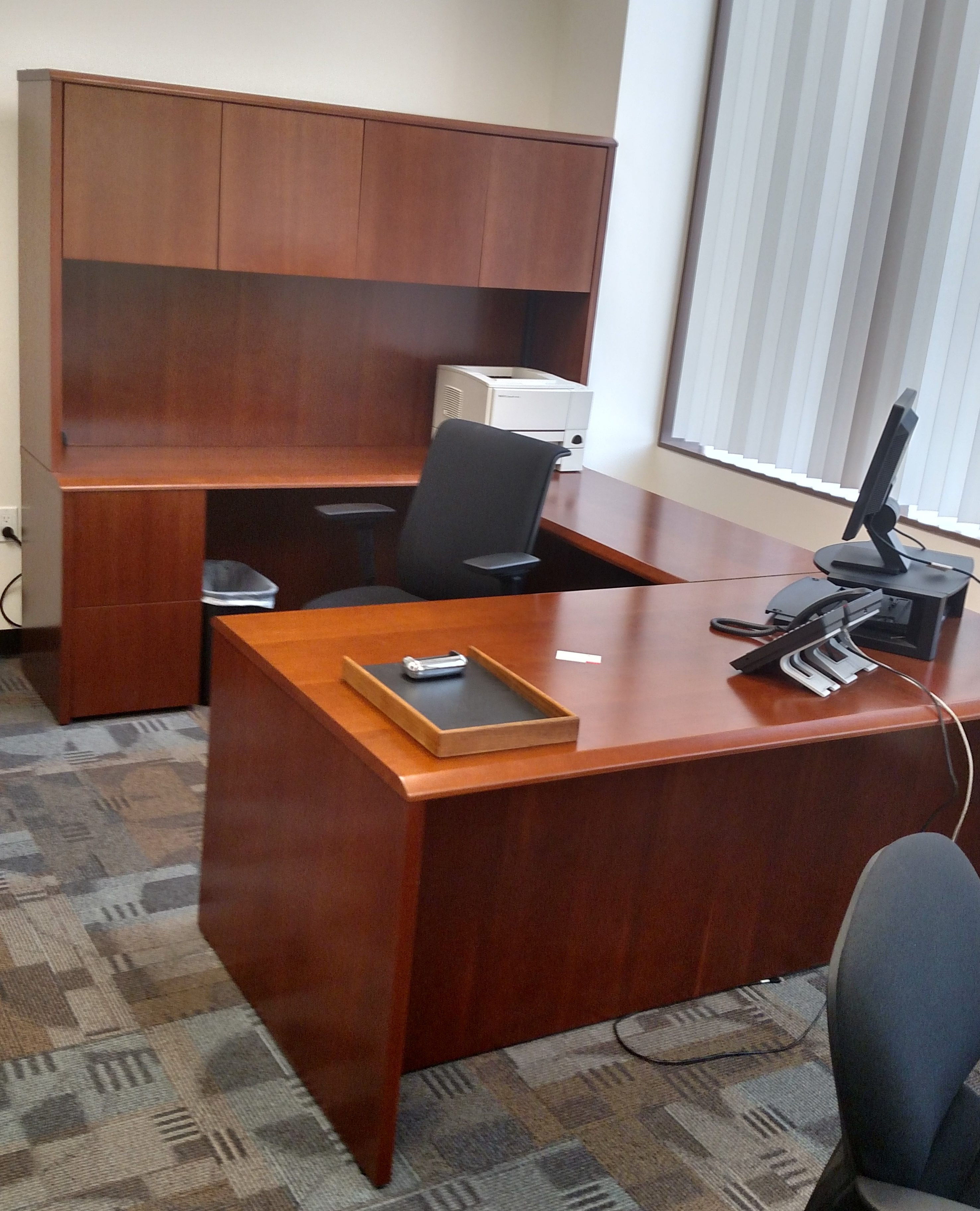 Best ideas about Used Office Furniture Los Angeles
. Save or Pin Veneer U Shape Desk w Hutch 8511 Now.