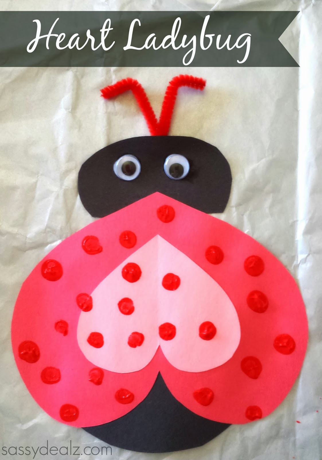 Best ideas about Valentine Day Crafts For Preschoolers Easy
. Save or Pin Heart Ladybug Valentines Day Craft For Kids Crafty Morning Now.