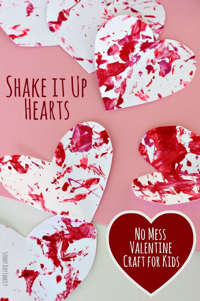 Best ideas about Valentine'S Day Craft Ideas For Preschoolers
. Save or Pin Shake It Up Hearts No Mess Valentine Craft for Now.