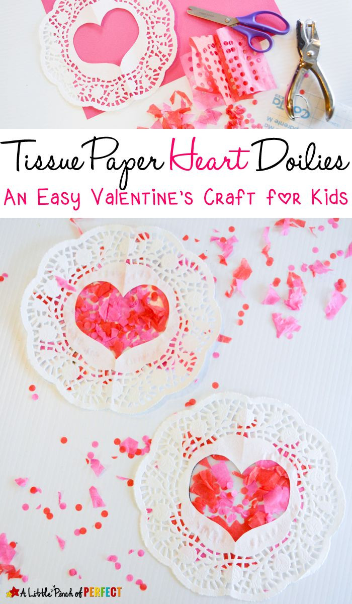 Best ideas about Valentine'S Day Craft Ideas For Toddlers
. Save or Pin Tissue Paper Heart Doilies An Easy Valentine s Craft for Now.