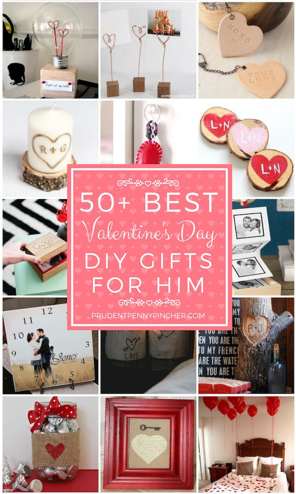 Best ideas about Valentines Day Gifts For Him DIY
. Save or Pin 50 DIY Valentines Day Gifts for Him Prudent Penny Pincher Now.