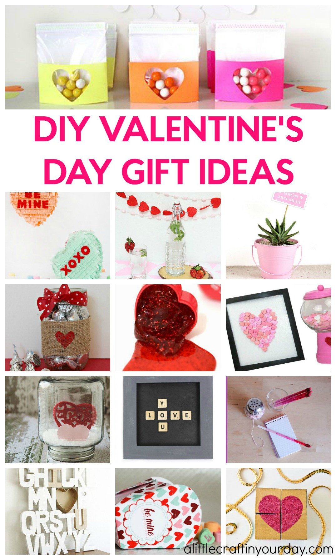 Best ideas about Valentines DIY Gifts
. Save or Pin DIY Valentines Day Gift Ideas A Little Craft In Your Day Now.