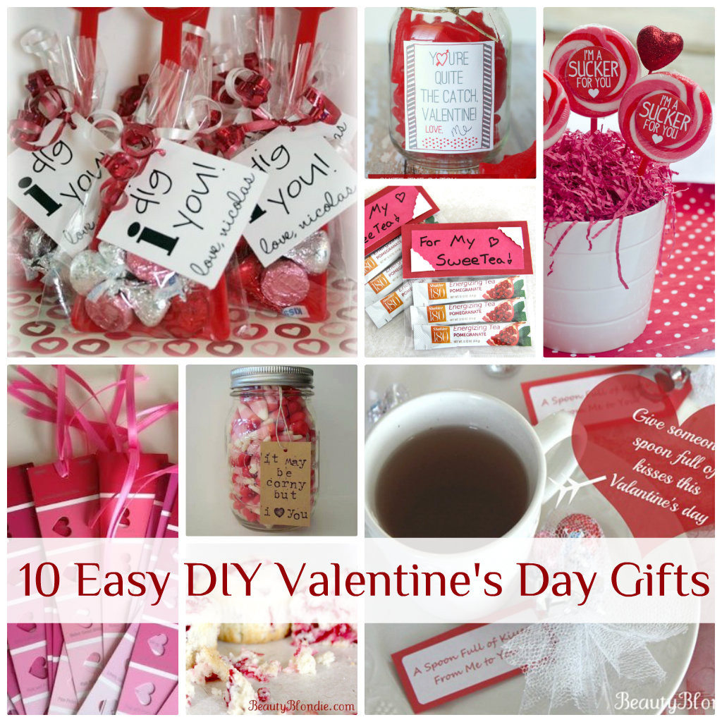 Best ideas about Valentines DIY Gifts
. Save or Pin 10 Easy DIY Valentine’s Day Gifts Now.