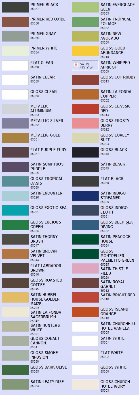 Best ideas about Valspar Paint Colors Chart
. Save or Pin Valspar Enamel Spray Paint color chart Now.