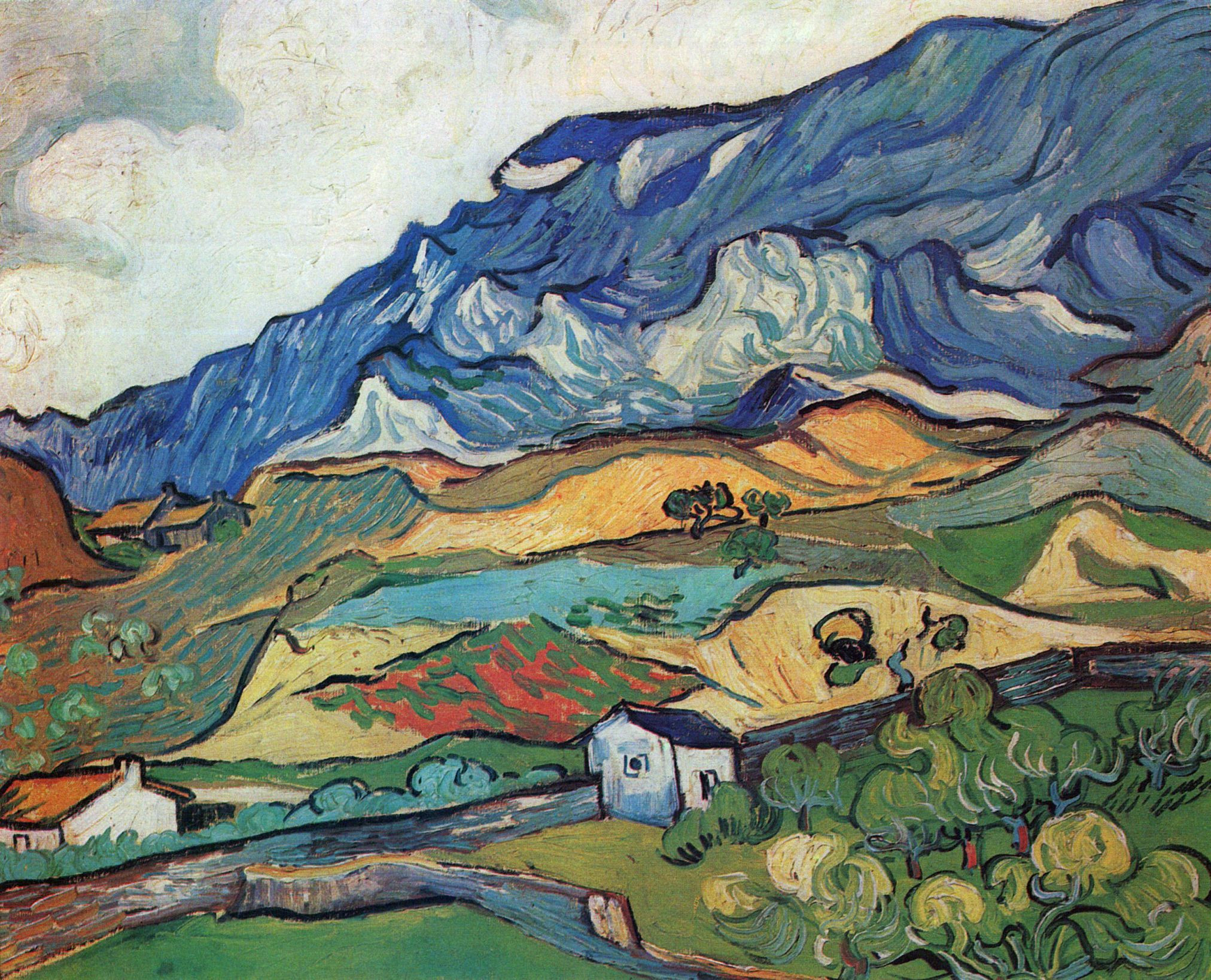Best ideas about Van Gogh Landscape
. Save or Pin Les Alpilles Mountain Landscape near South Reme Vincent Now.