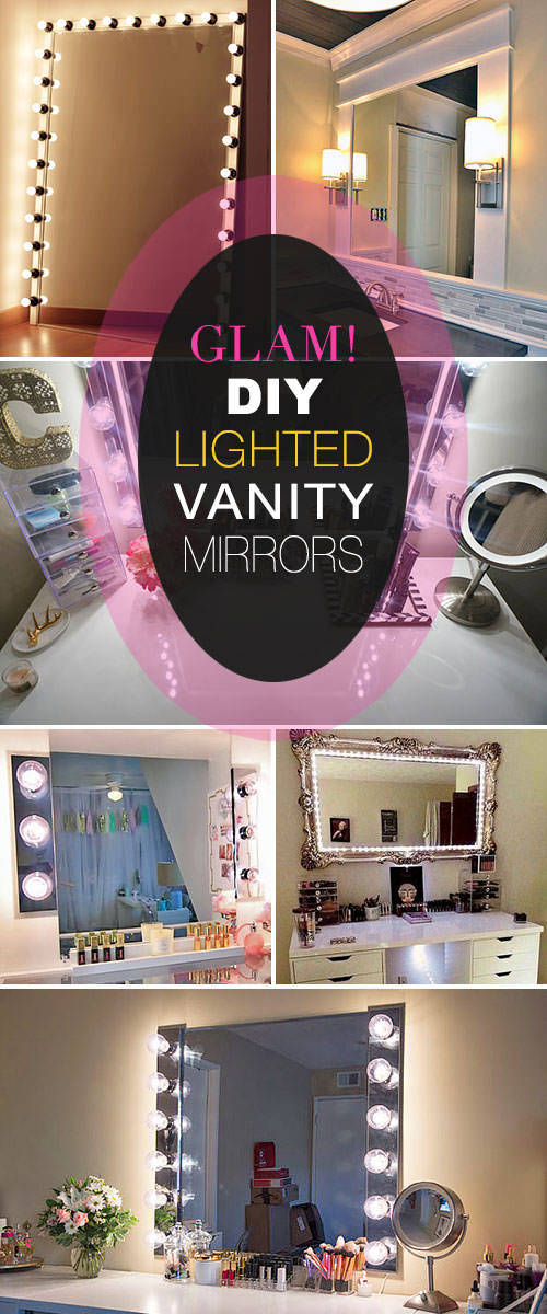 Best ideas about Vanity Mirror With Lights DIY
. Save or Pin Glam DIY Light Up Vanity Mirror Projects Now.