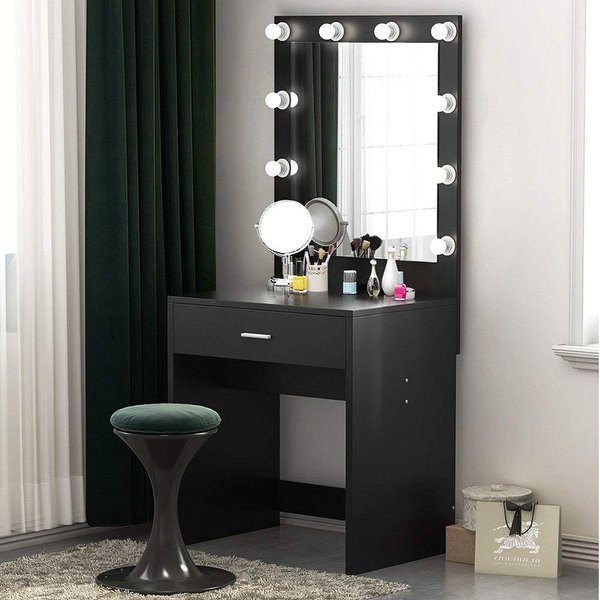 Best ideas about Vanity Table With Lights
. Save or Pin Shop Makeup Vanity with Lighted Mirror Dressing Table Now.